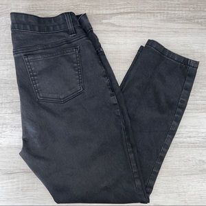 Eileen Fisher Waxed Coated Denim Petite Ankle Jean